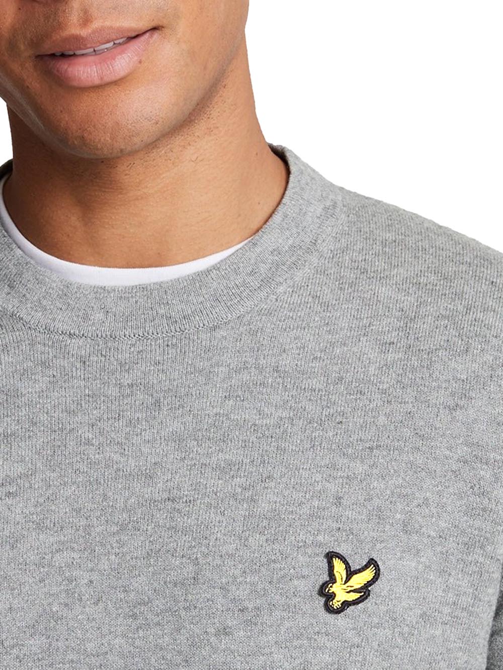 LYLE & SCOTT Maglione Uomo - Grigio modello KN2110VC