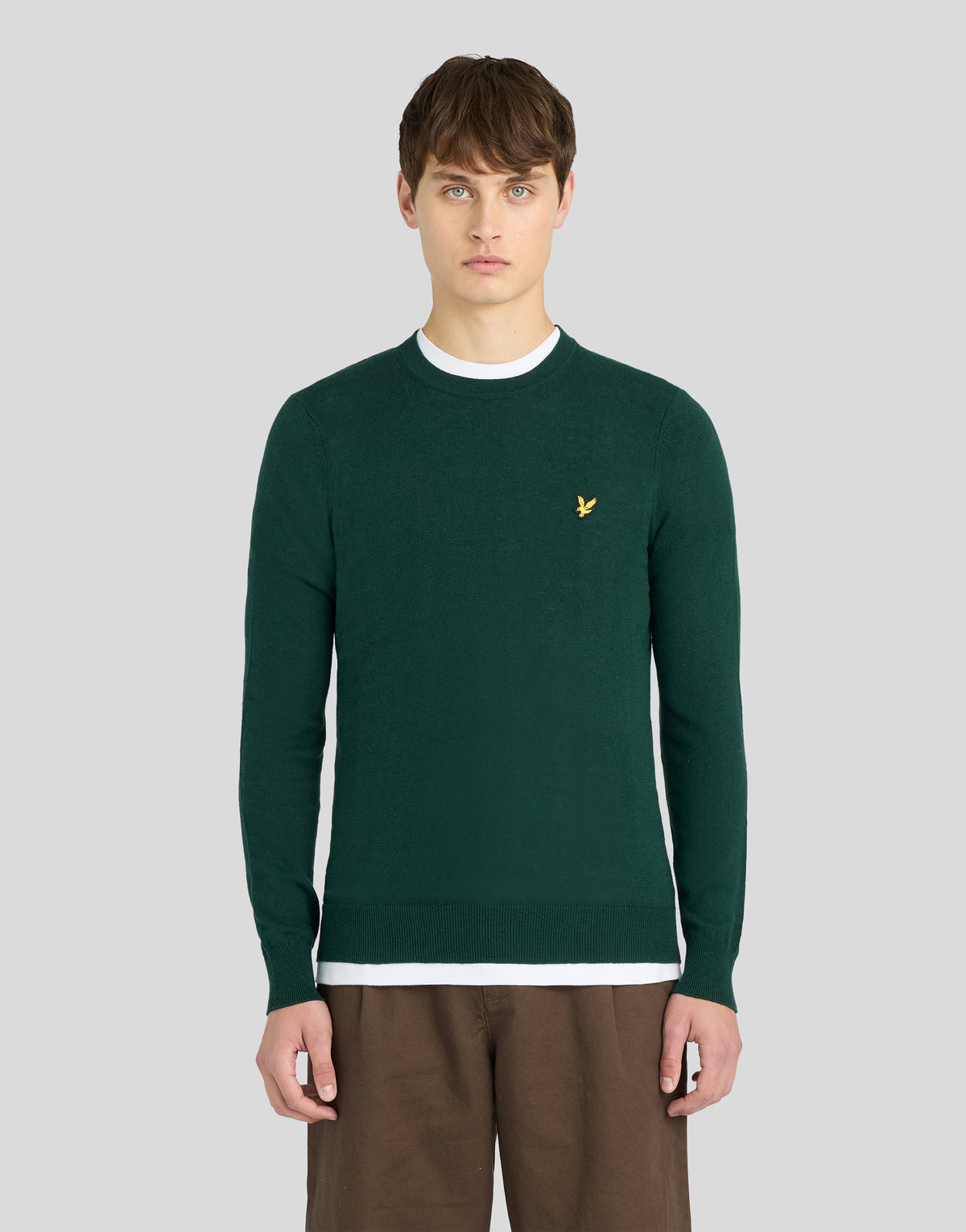 LYLE & SCOTT Maglione Uomo - Verde modello KN2110VC