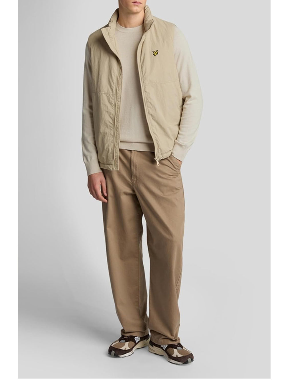 LYLE & SCOTT Maglione Uomo - Grigio modello KN2110VC