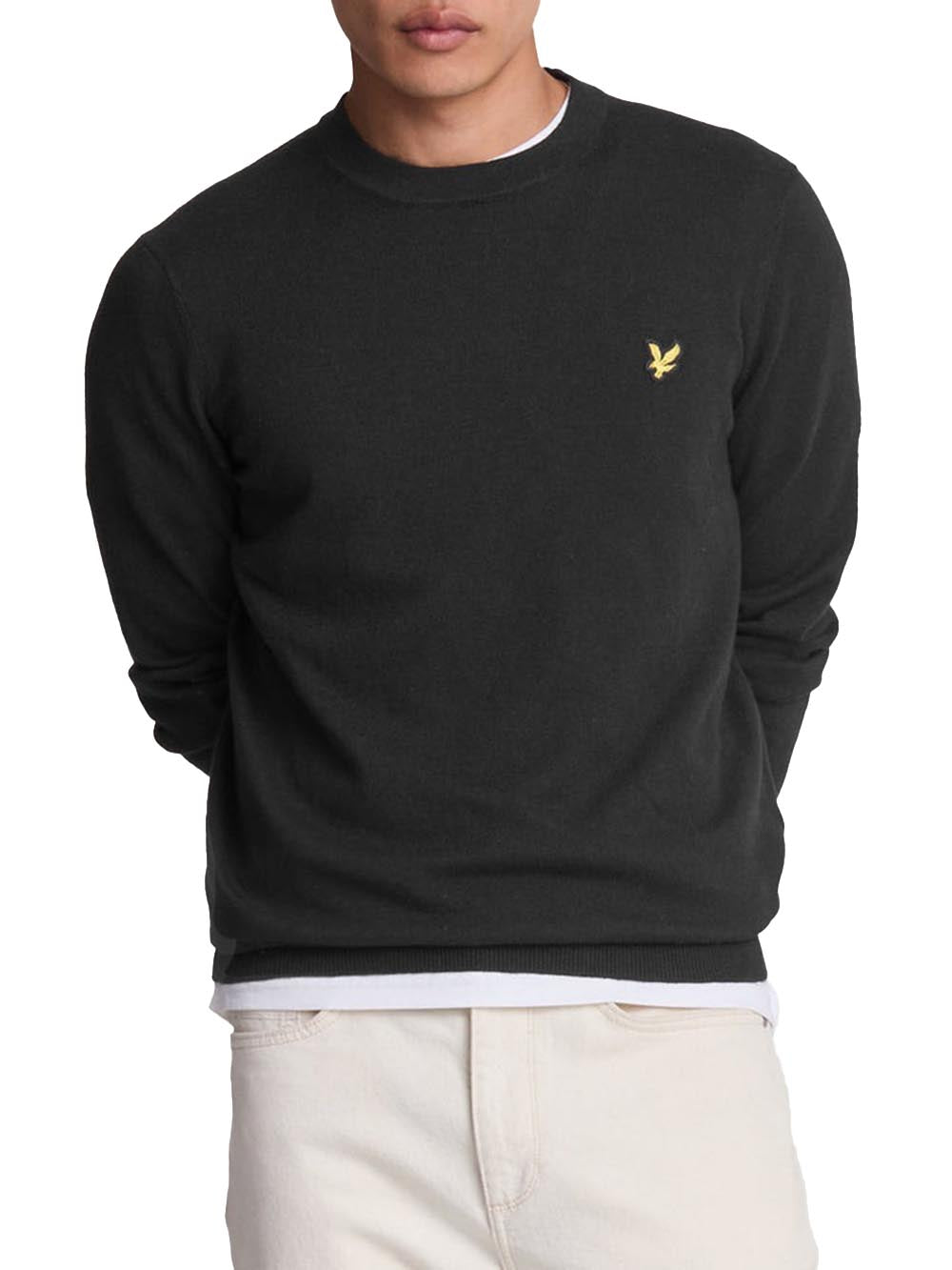 LYLE & SCOTT Maglione Uomo - Nero modello KN2110VC