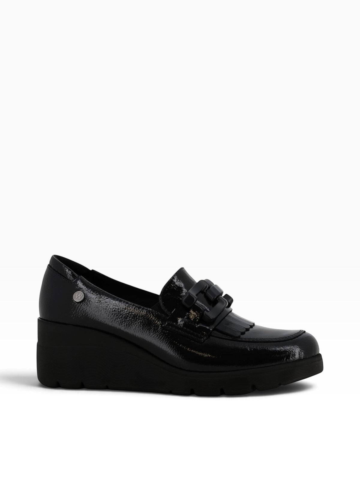 MELLUSO Mocassini con zeppa Donna - Nero modello K55302