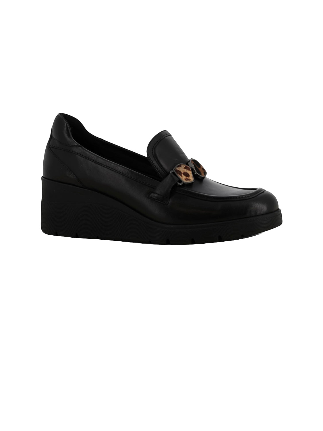 MELLUSO Mocassini con zeppa Donna - Nero modello K55312