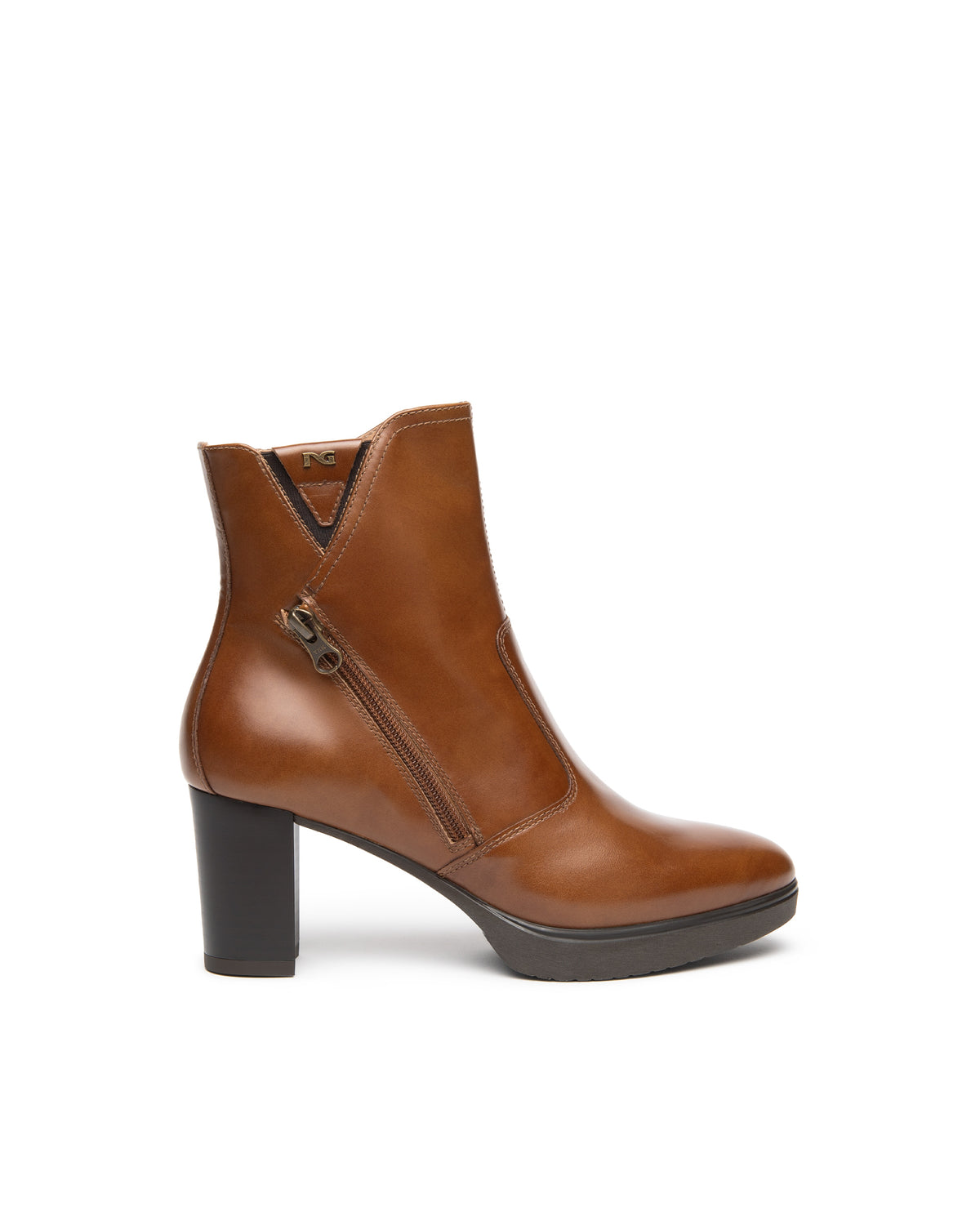 NERO GIARDINI Stivaletti con tacco Donna - Cuoio modello I617264D