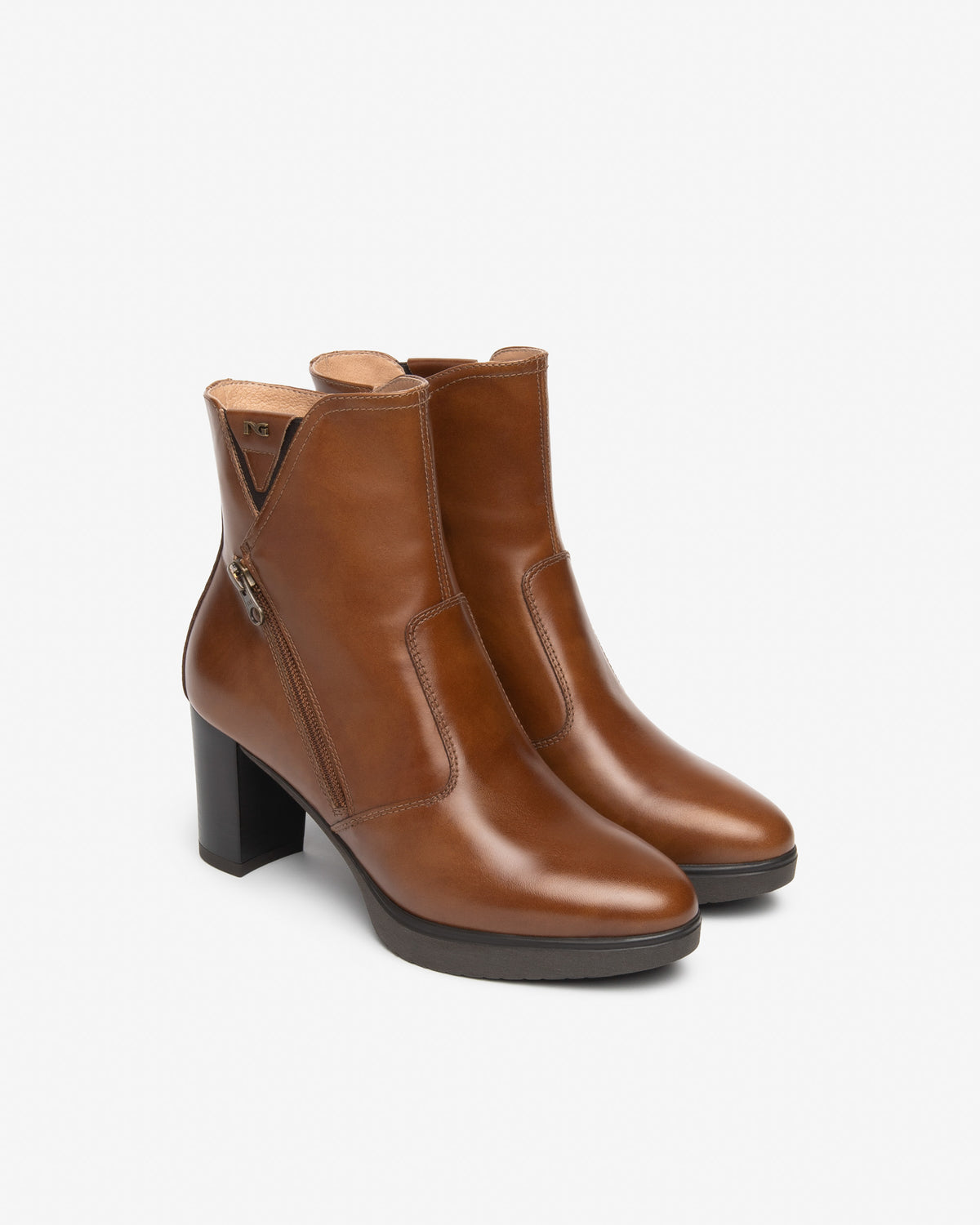 NERO GIARDINI Stivaletti con tacco Donna - Cuoio modello I617264D