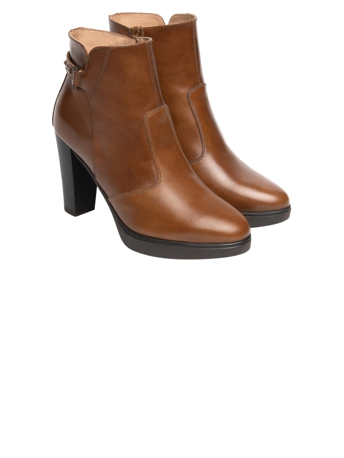 NERO GIARDINI Stivaletti con tacco Donna - Cuoio modello I617271D
