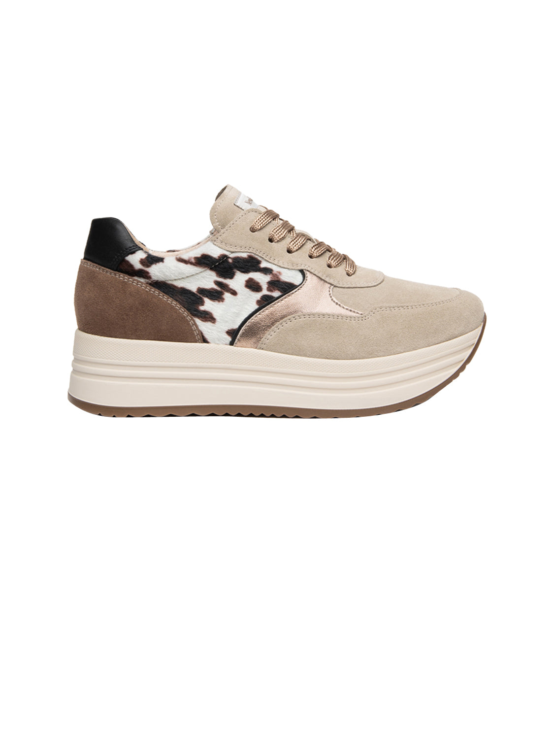 NERO GIARDINI Sneakers platform Donna - Tortora modello I617342D