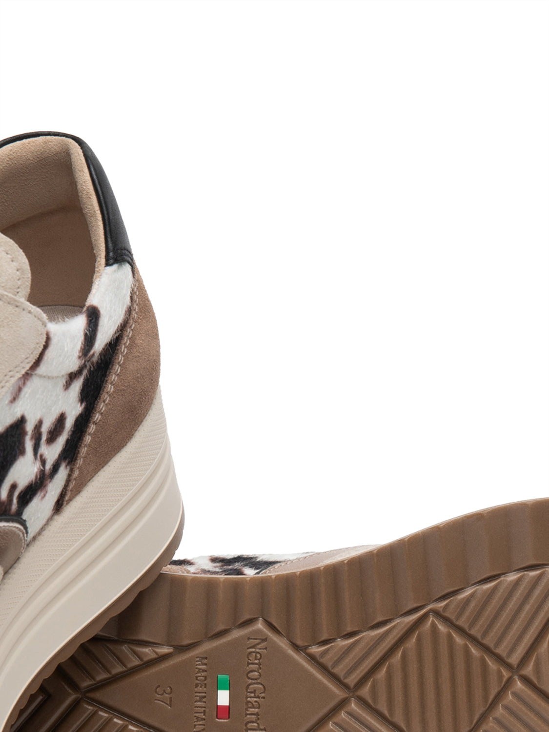 NERO GIARDINI Sneakers platform Donna - Tortora modello I617342D