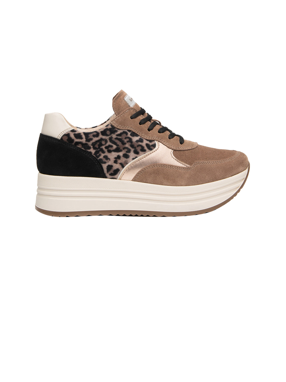NERO GIARDINI Sneakers platform Donna - Beige modello I617342D