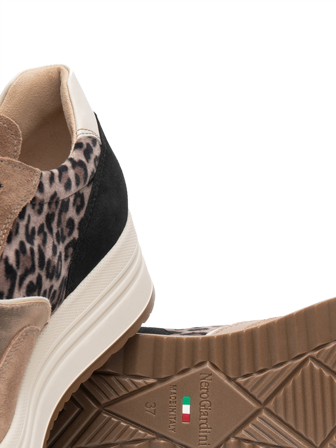 NERO GIARDINI Sneakers platform Donna - Beige modello I617342D