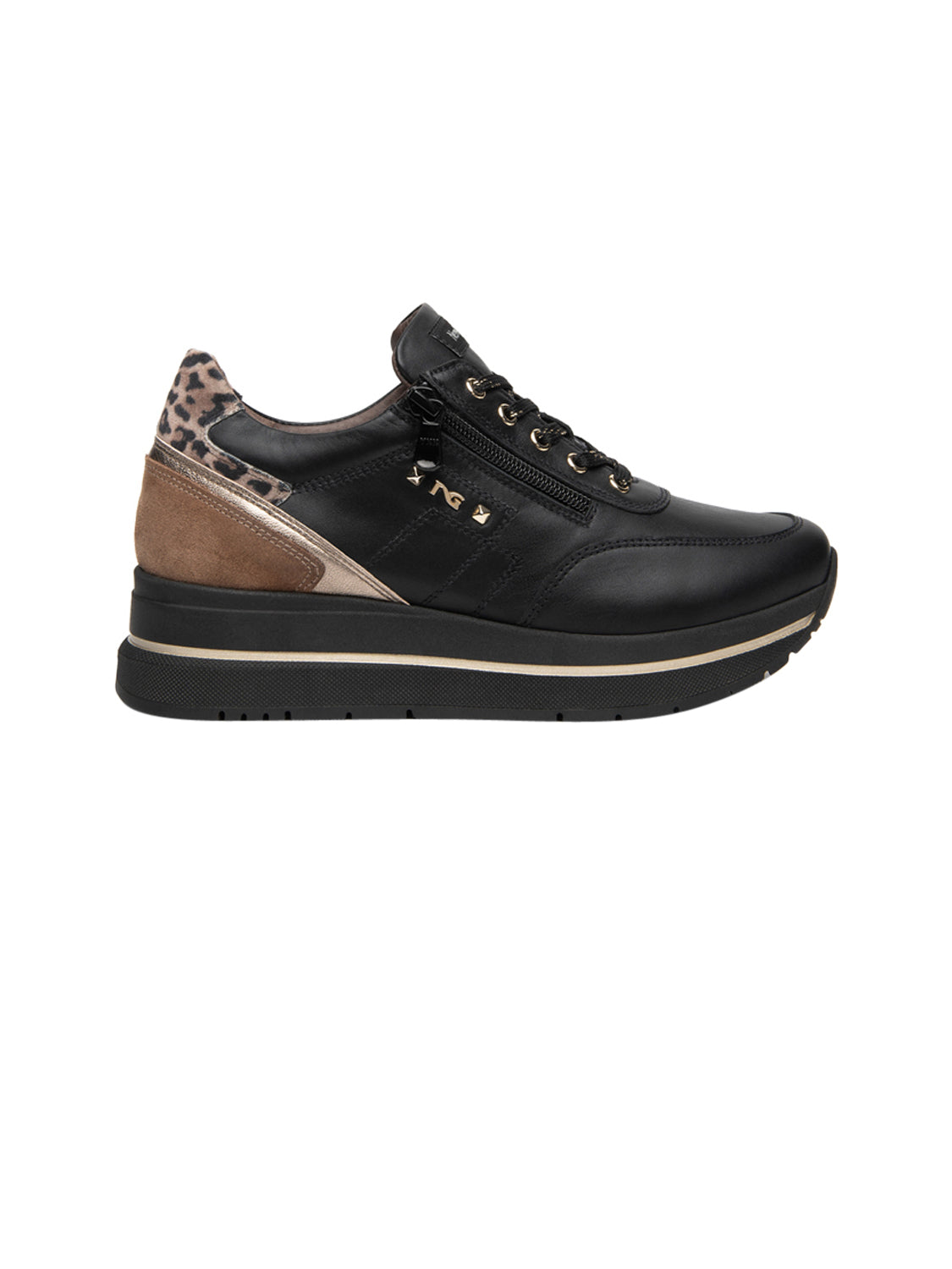 NERO GIARDINI Sneakers platform Donna - Nero modello I617360D