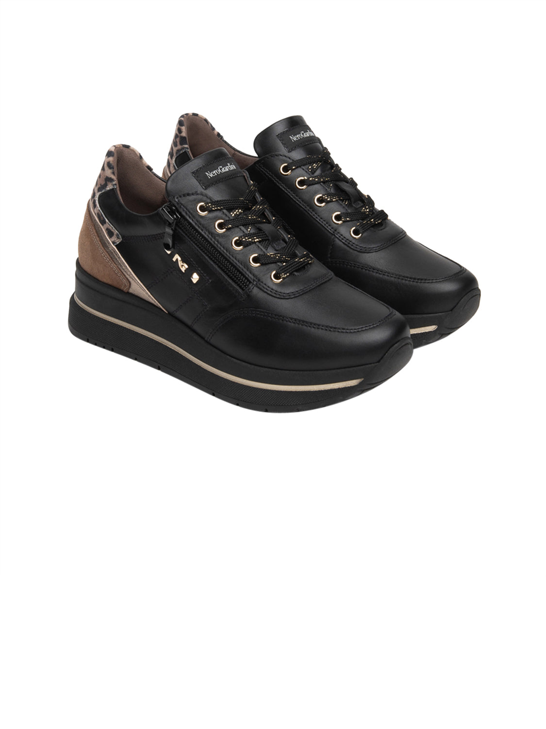 NERO GIARDINI Sneakers platform Donna - Nero modello I617360D