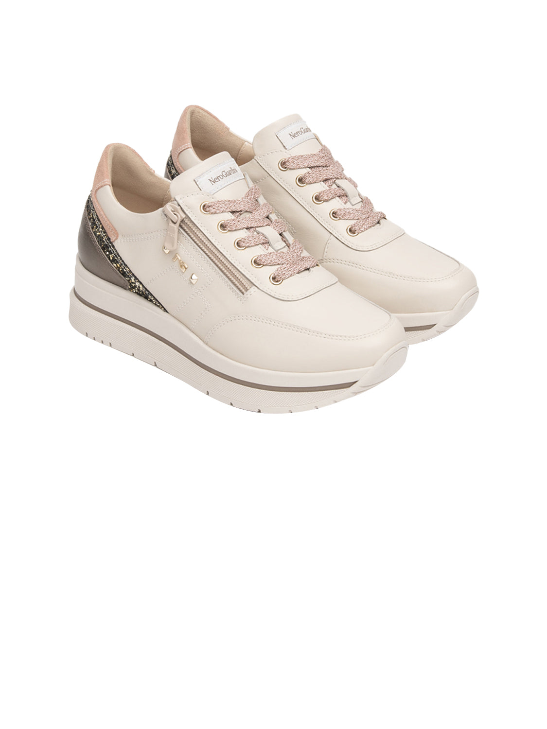 NERO GIARDINI Sneakers platform Donna - Bianco modello I617360D