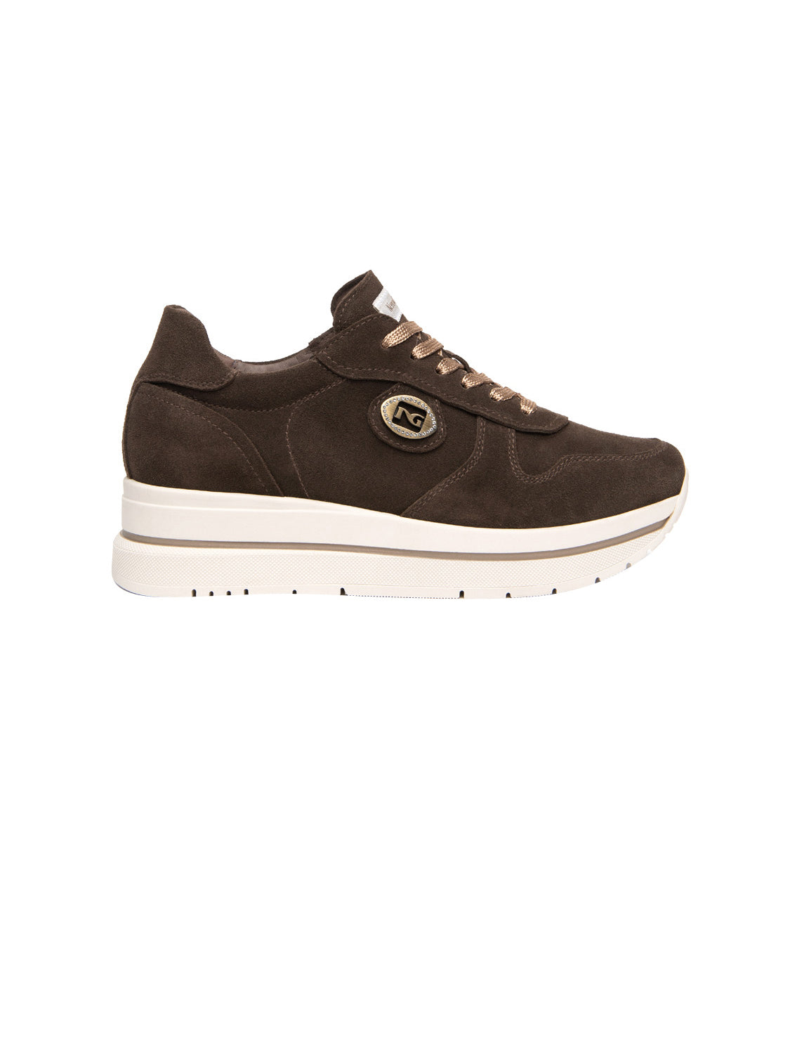 NERO GIARDINI Sneakers con zeppa Donna - T.Moro modello I617362D