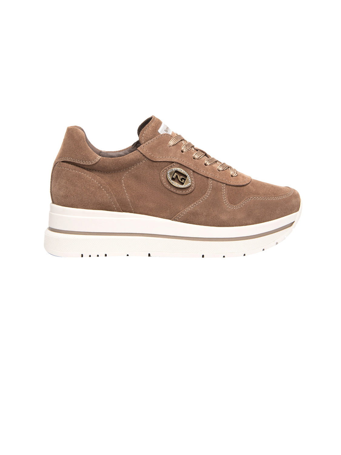 NERO GIARDINI Sneakers con zeppa Donna - Beige modello I617362D