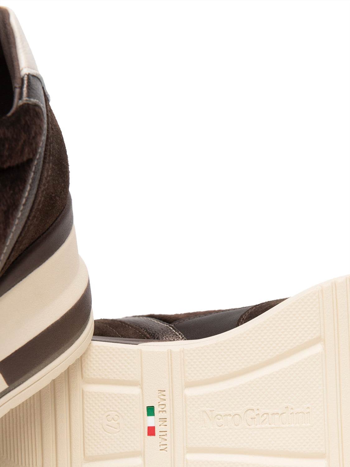 NERO GIARDINI Sneakers con zeppa Donna - T.Moro modello I617391D