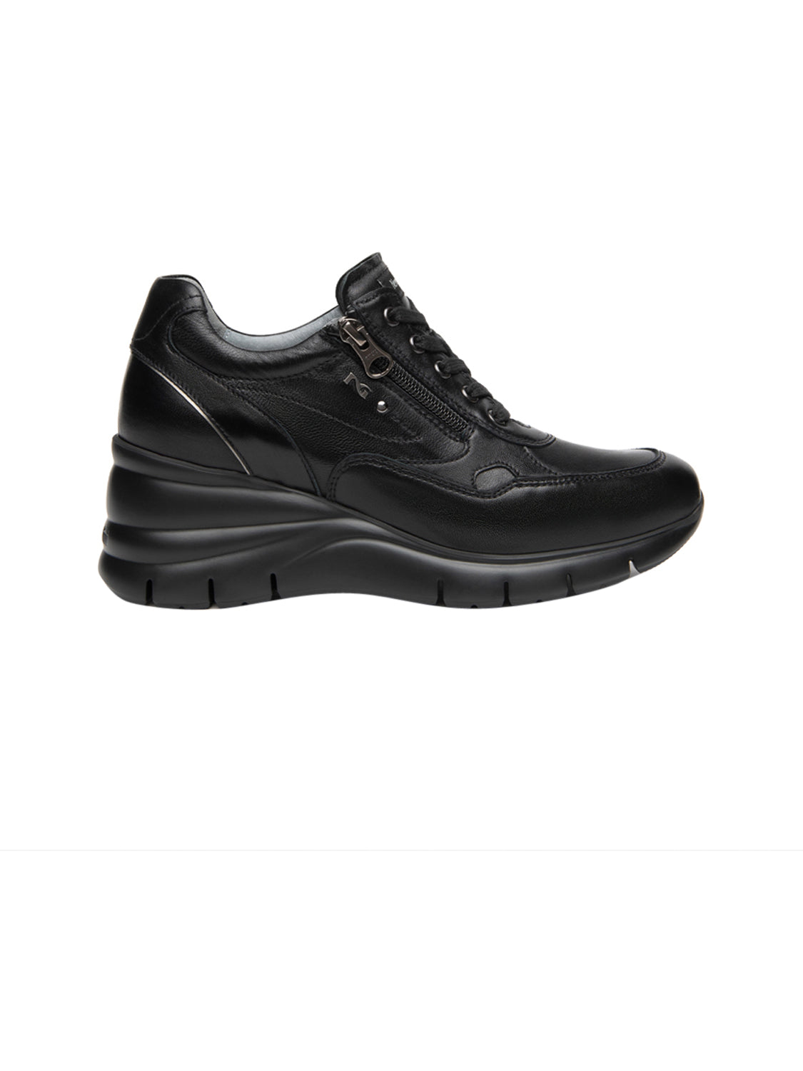 NERO GIARDINI Sneakers con zeppa Donna - Nero modello I617400D