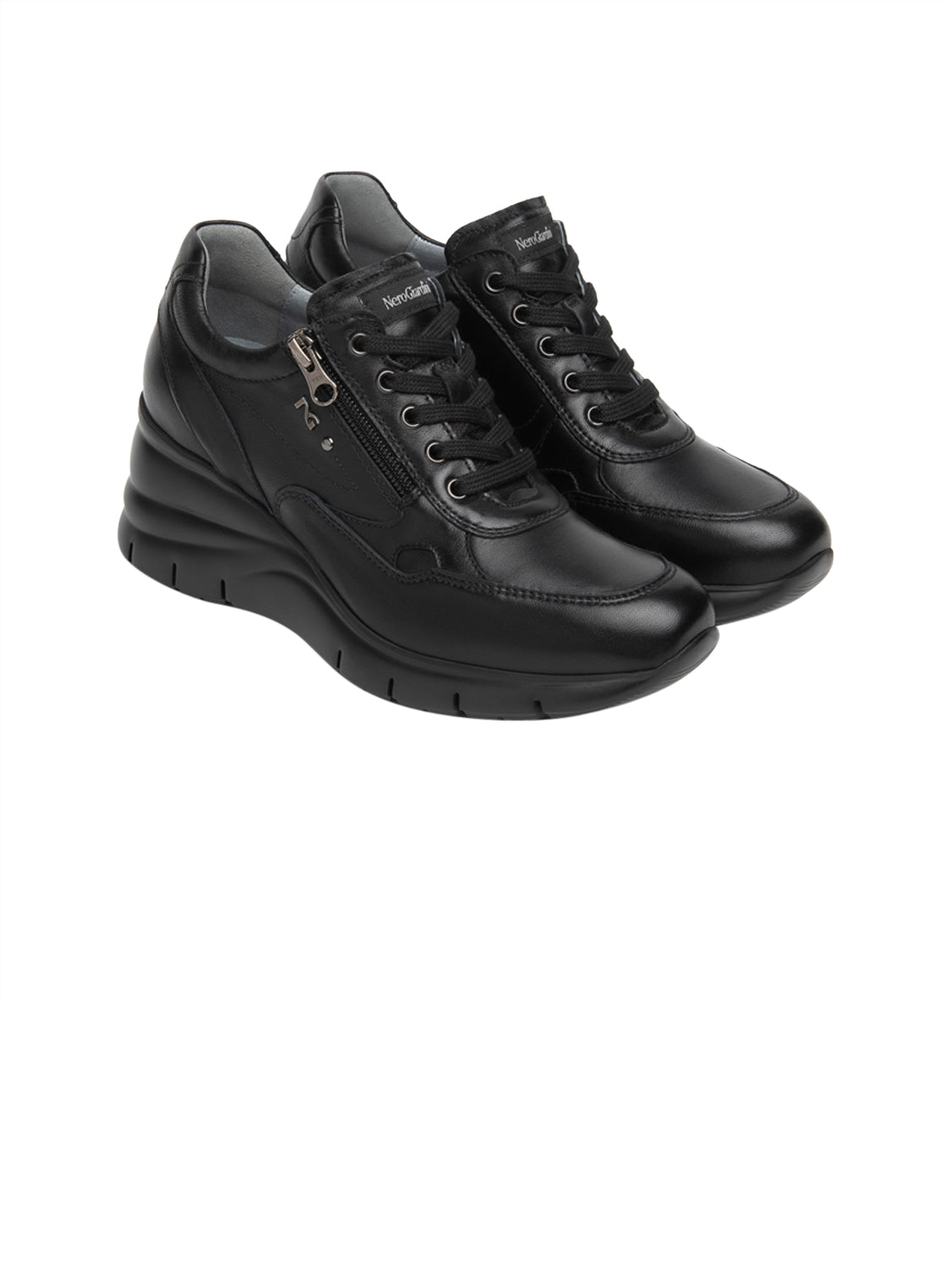 NERO GIARDINI Sneakers con zeppa Donna - Nero modello I617400D