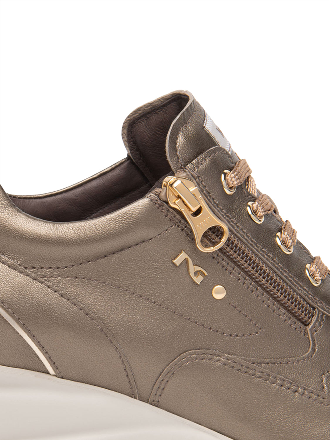 NERO GIARDINI Sneakers con zeppa Donna - Marrone modello I617401D