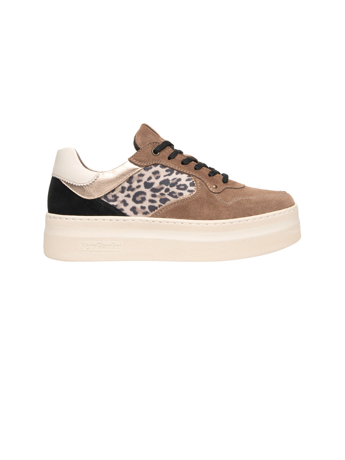 NERO GIARDINI Sneakers platform Donna - Beige modello I617480D