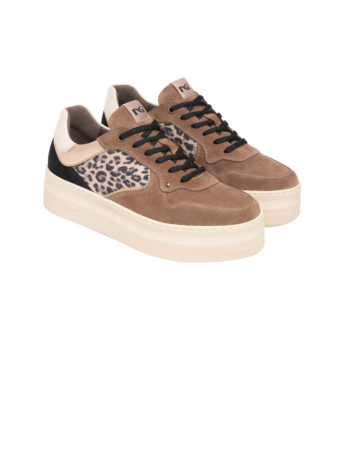 NERO GIARDINI Sneakers platform Donna - Beige modello I617480D