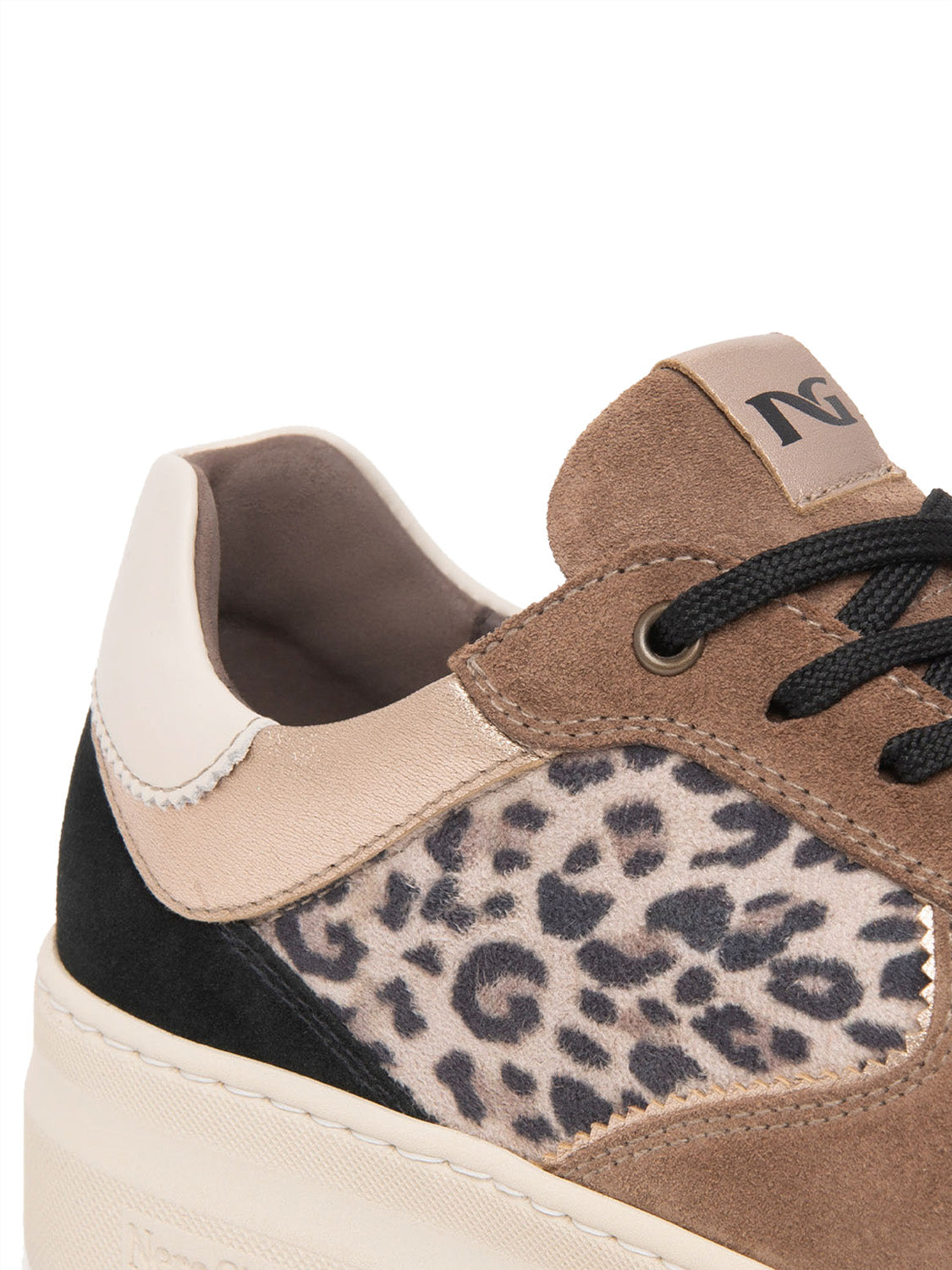 NERO GIARDINI Sneakers platform Donna - Beige modello I617480D