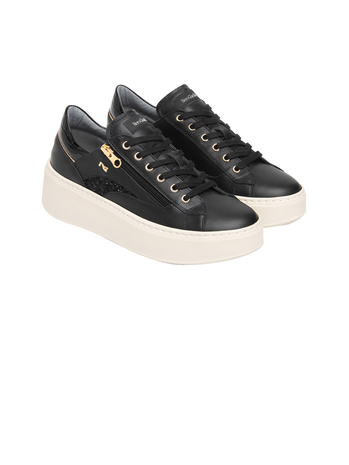 NERO GIARDINI Sneakers platform Donna - Nero modello I617500D