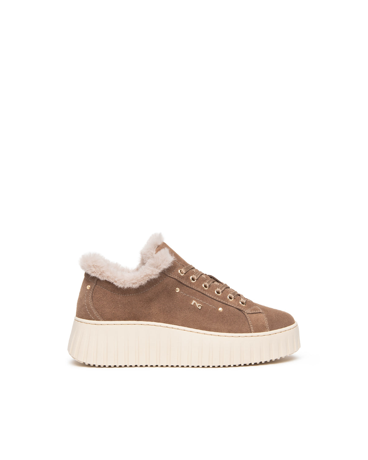 NERO GIARDINI Sneakers platform Donna - Beige modello I617510D