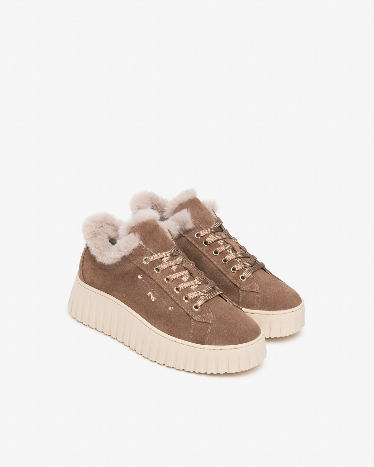 NERO GIARDINI Sneakers platform Donna - Beige modello I617510D