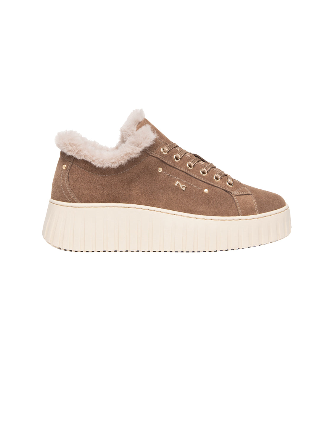 NERO GIARDINI Sneakers platform Donna - Beige modello I617510D