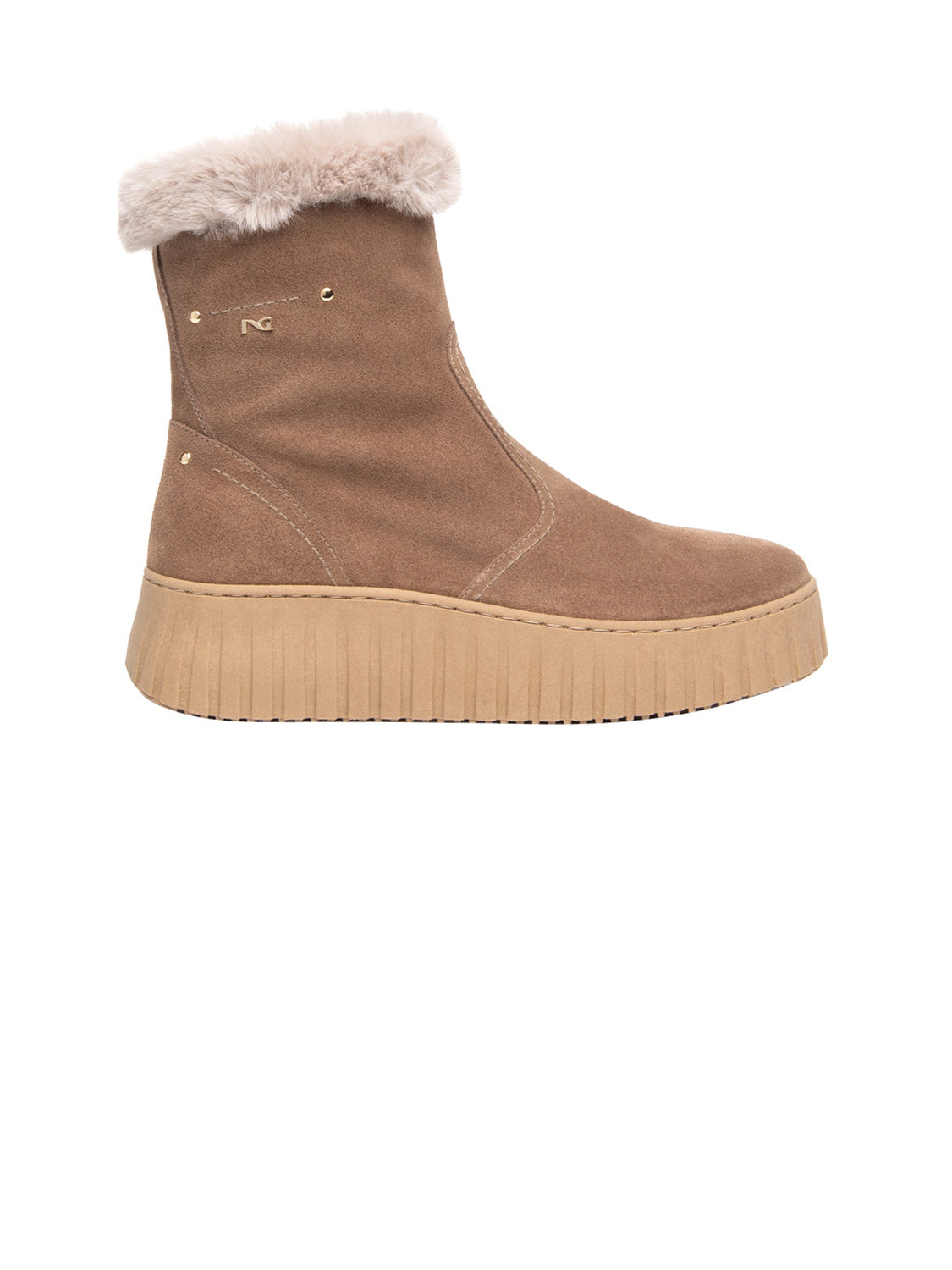 NERO GIARDINI Stivaletti platform Donna - Beige modello I617512D