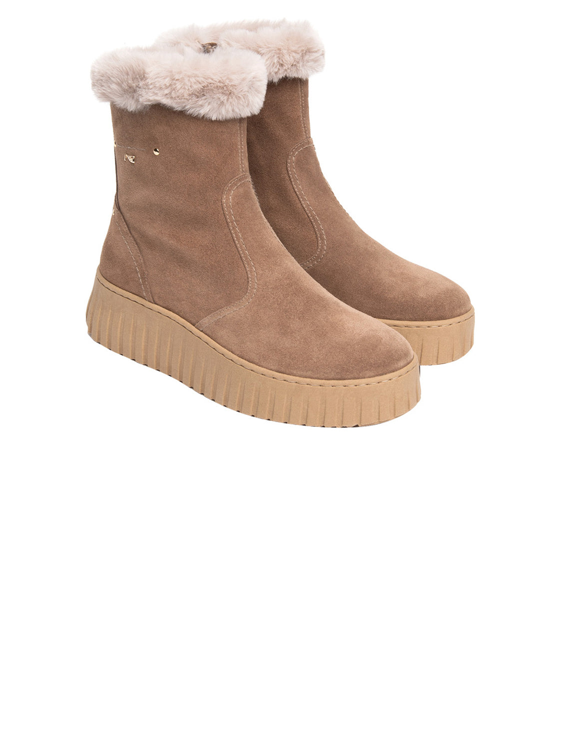 NERO GIARDINI Stivaletti platform Donna - Beige modello I617512D