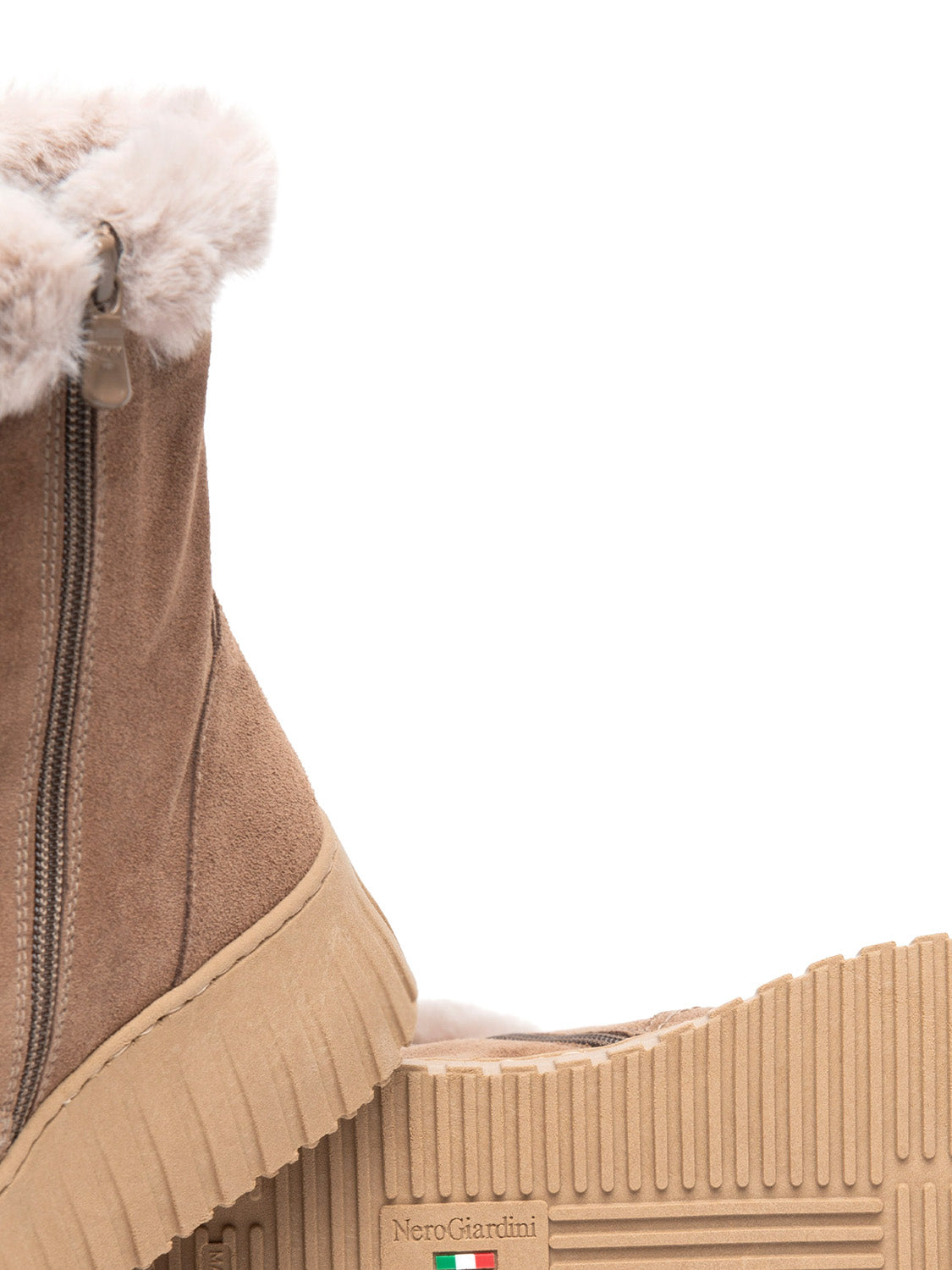 NERO GIARDINI Stivaletti platform Donna - Beige modello I617512D