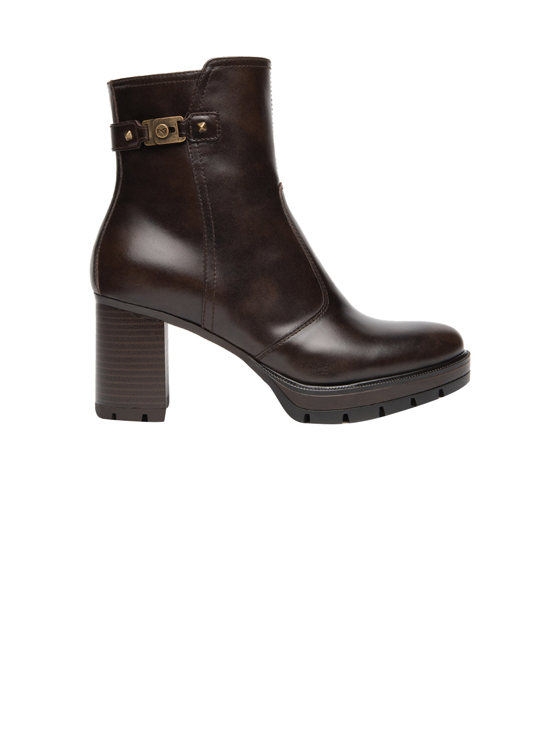 NERO GIARDINI Stivaletti con tacco Donna - Marrone modello I618043D
