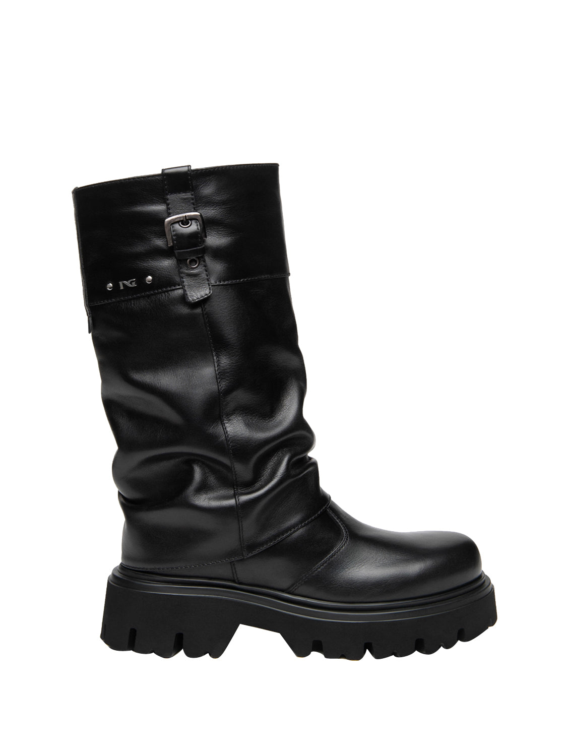 NERO GIARDINI Stivali Biker Donna - Nero modello I618067D