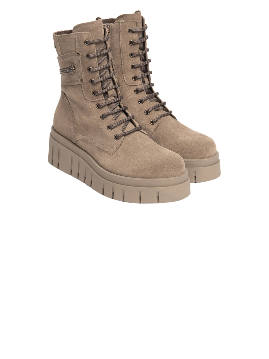 NERO GIARDINI Stivaletti con zeppa Donna - Marrone modello I618104D