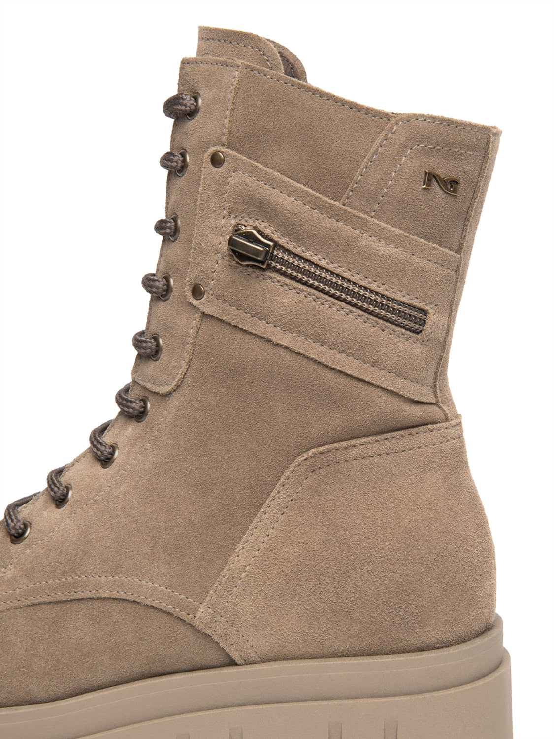 NERO GIARDINI Stivaletti con zeppa Donna - Marrone modello I618104D