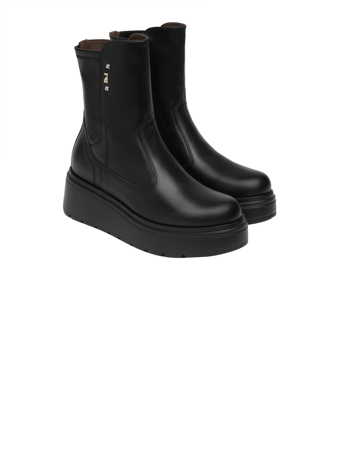 NERO GIARDINI Stivaletti con zeppa Donna - Nero modello I618110D
