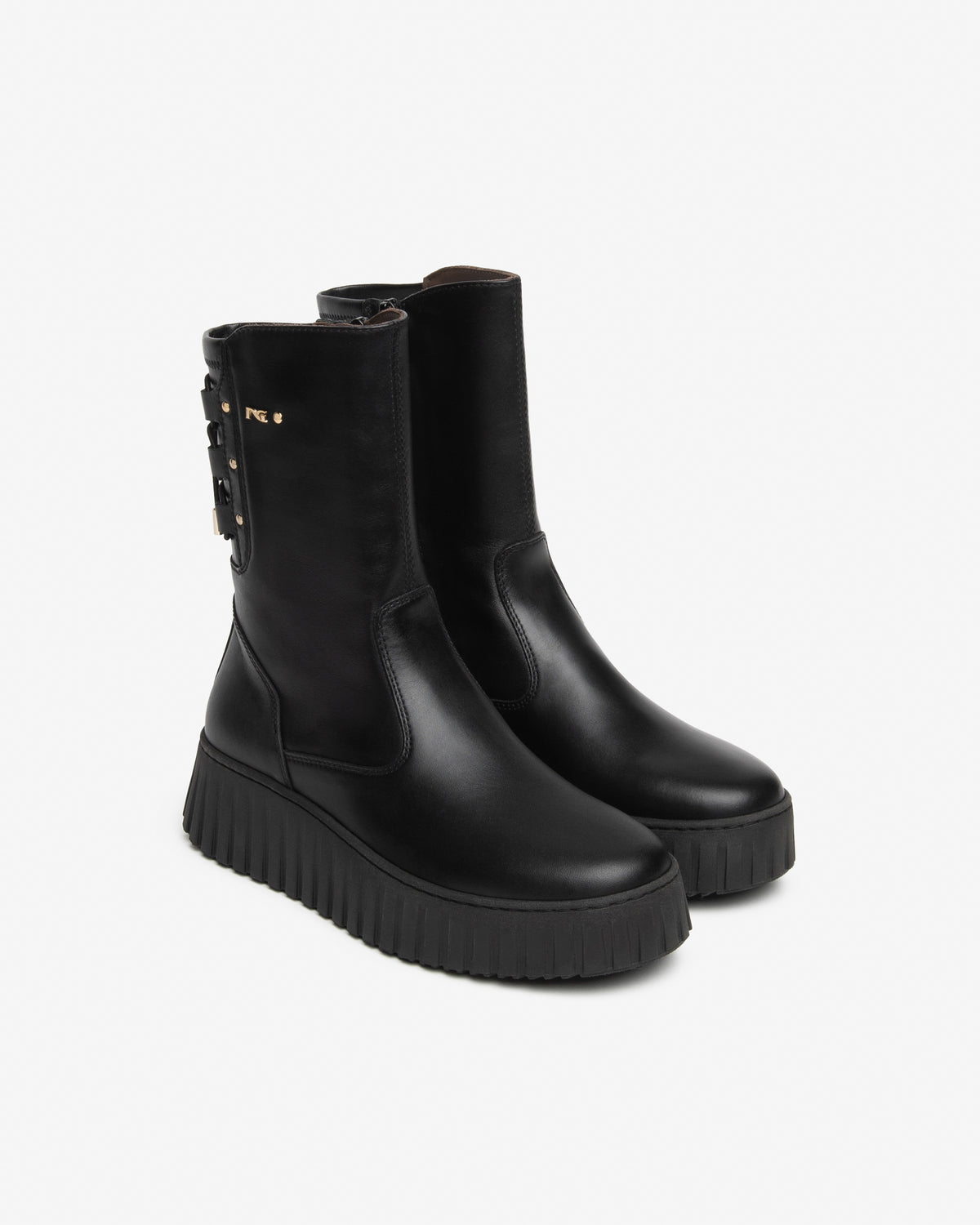 NERO GIARDINI Stivaletti con zeppa Donna - Nero modello I618120D