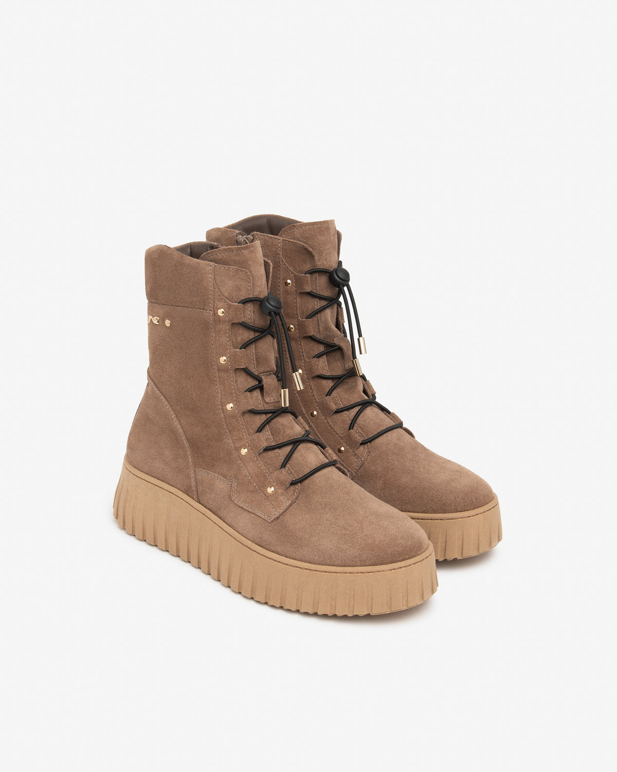 NERO GIARDINI Stivaletti con zeppa Donna - Beige modello I618124D
