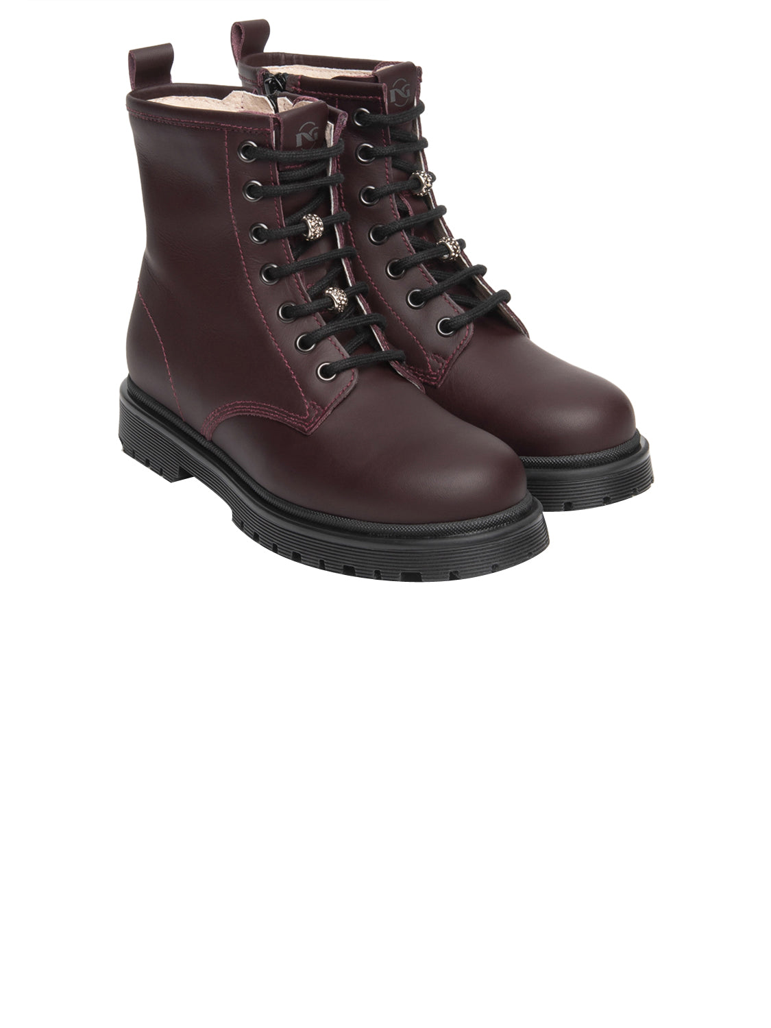 NERO GIARDINI JUNIOR Stivaletti anfibio Bambino - Bordò modello I633740F