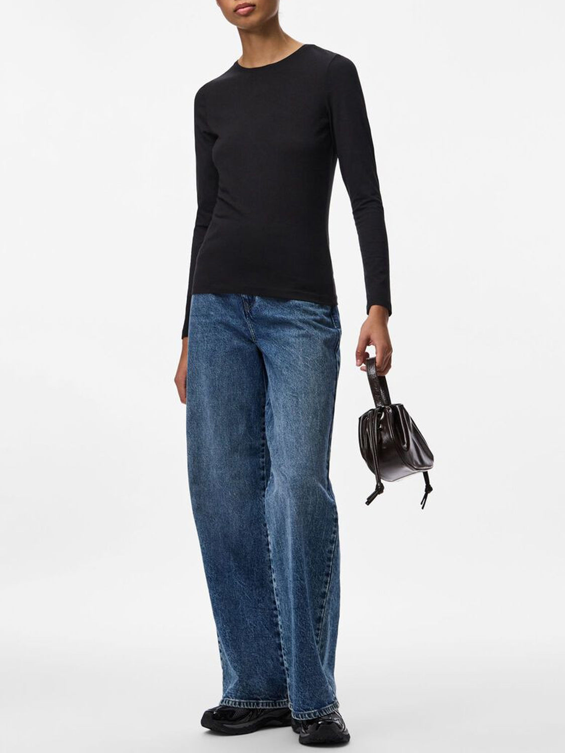 PIECES T-shirt Donna - Nero modello 17084155