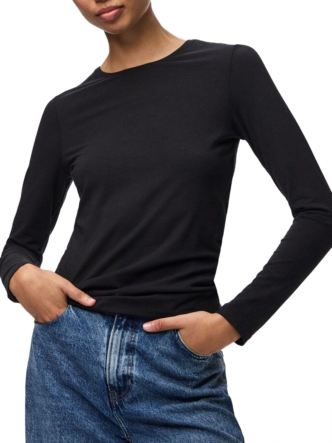 PIECES T-shirt Donna - Nero modello 17084155