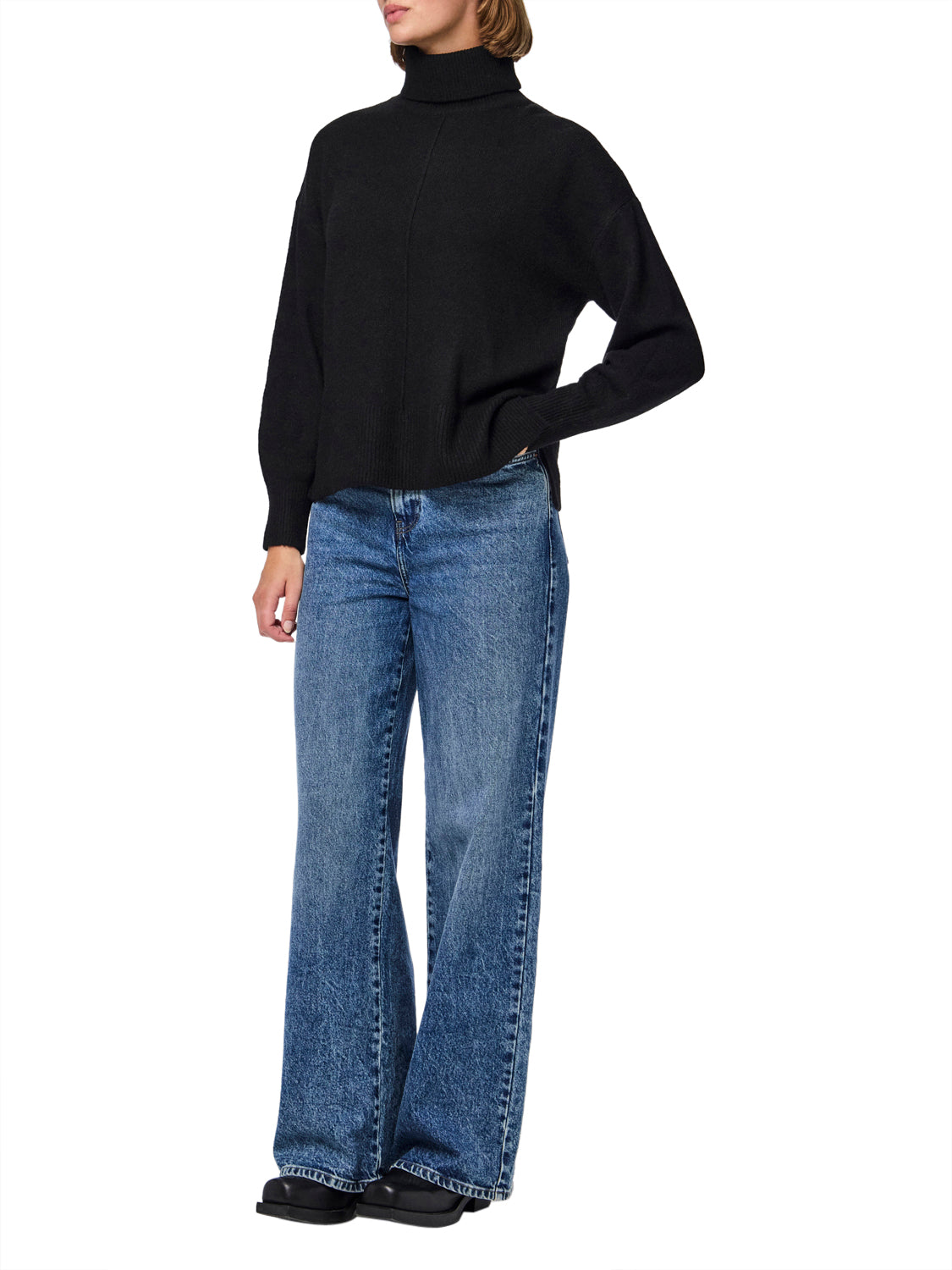 PIECES Maglione Donna - Nero modello 17150960