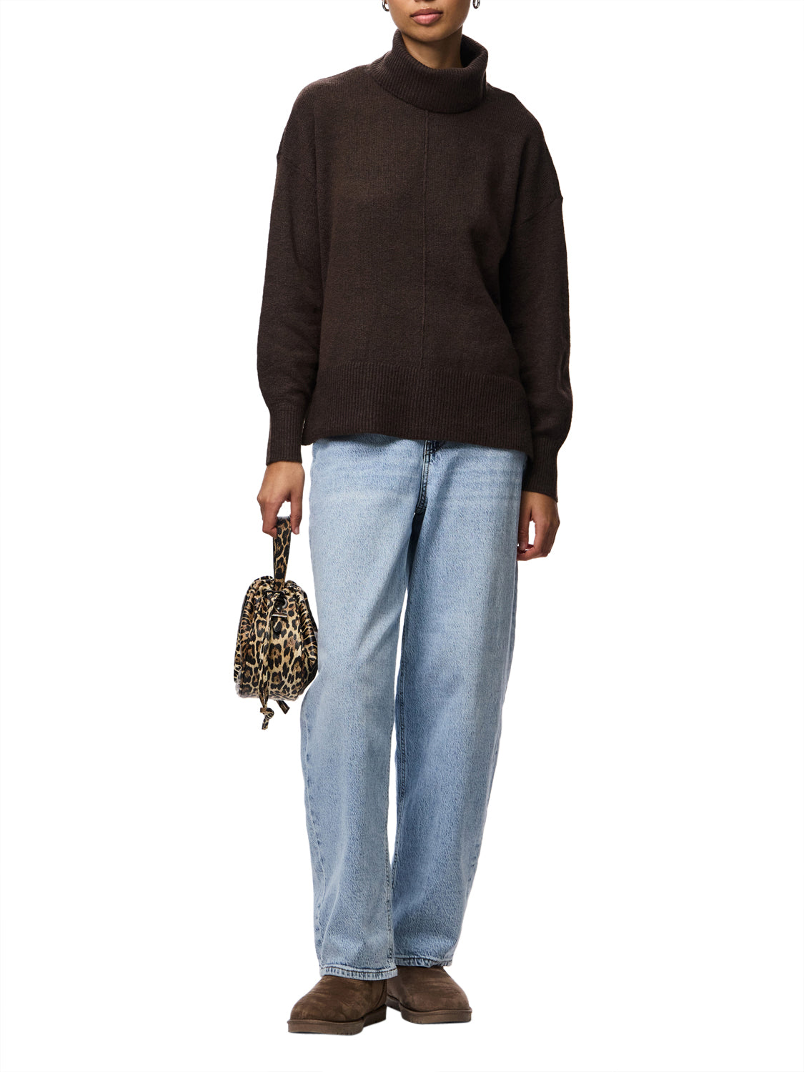 PIECES Maglione Donna - Marrone modello 17150960