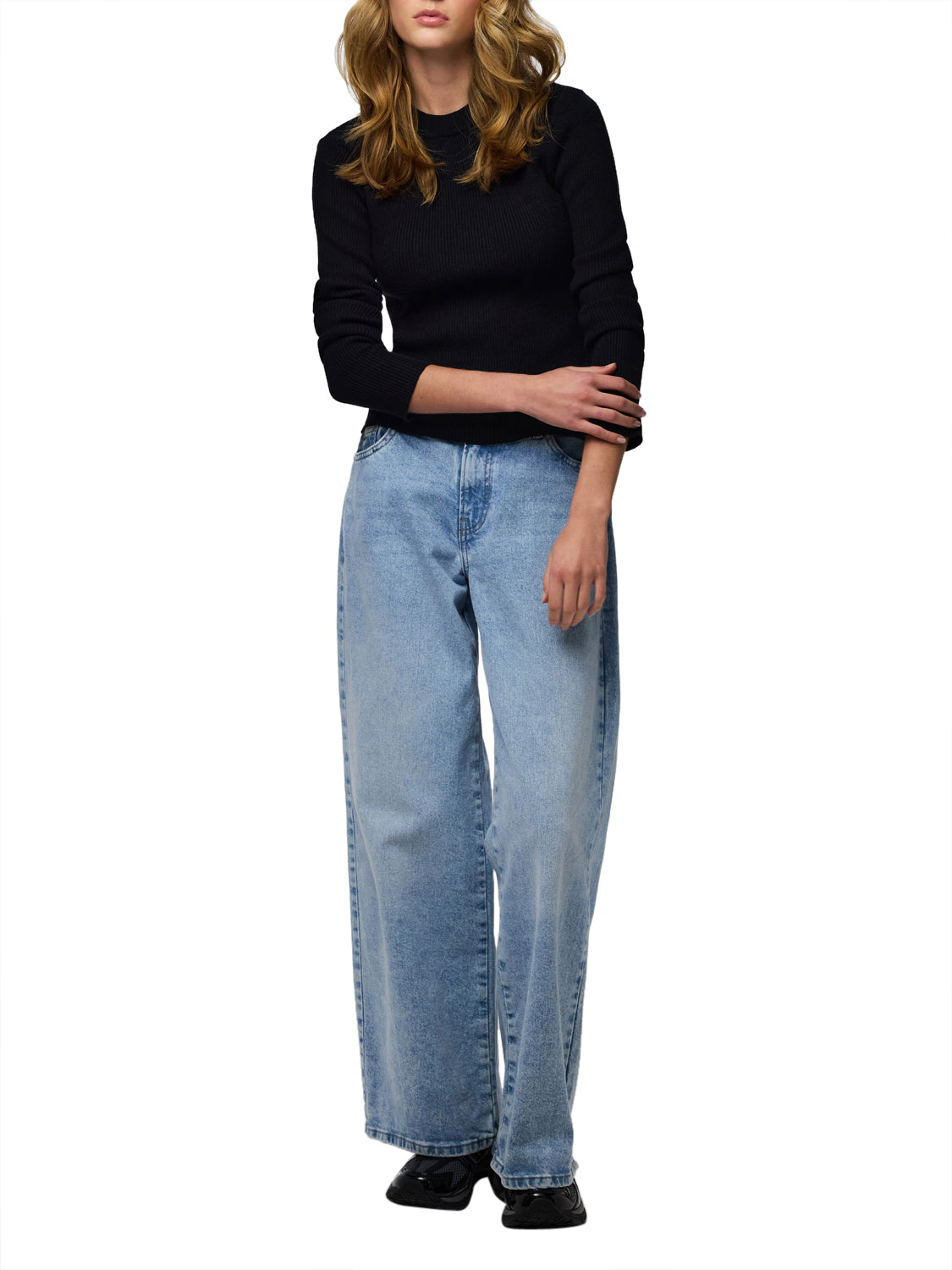 PIECES Maglione Donna - Nero modello 17158955