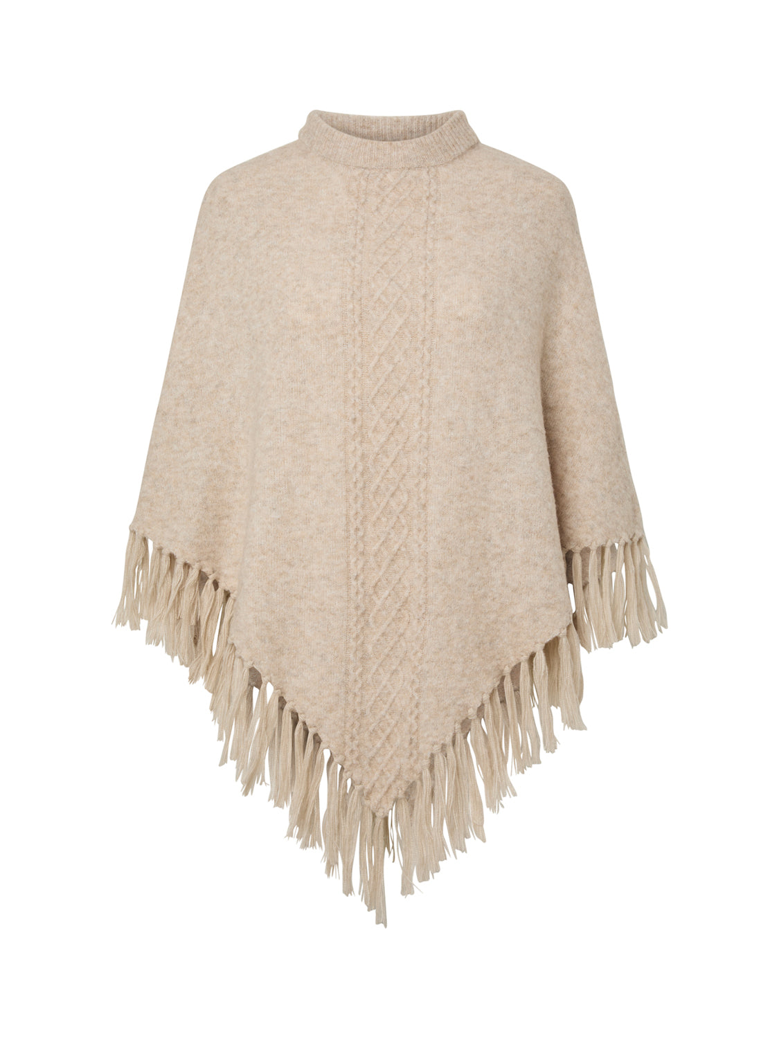 PIECES Poncho Donna - Beige modello 17166839