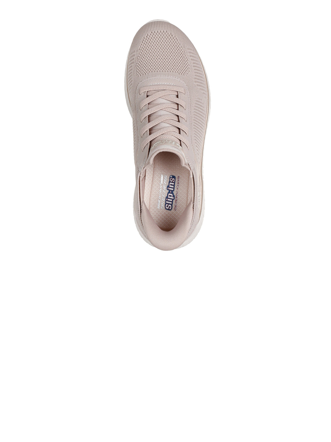 SKECHERS Sneakers slip-in Donna - Beige modello 117497