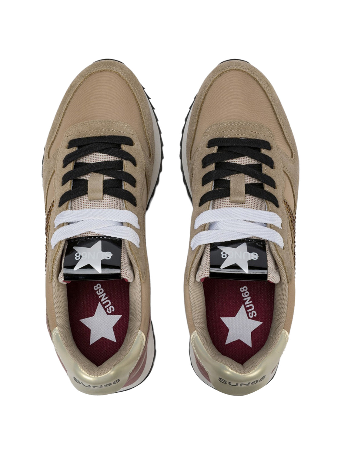 SUN68 Sneakers Donna - Beige modello Z46223