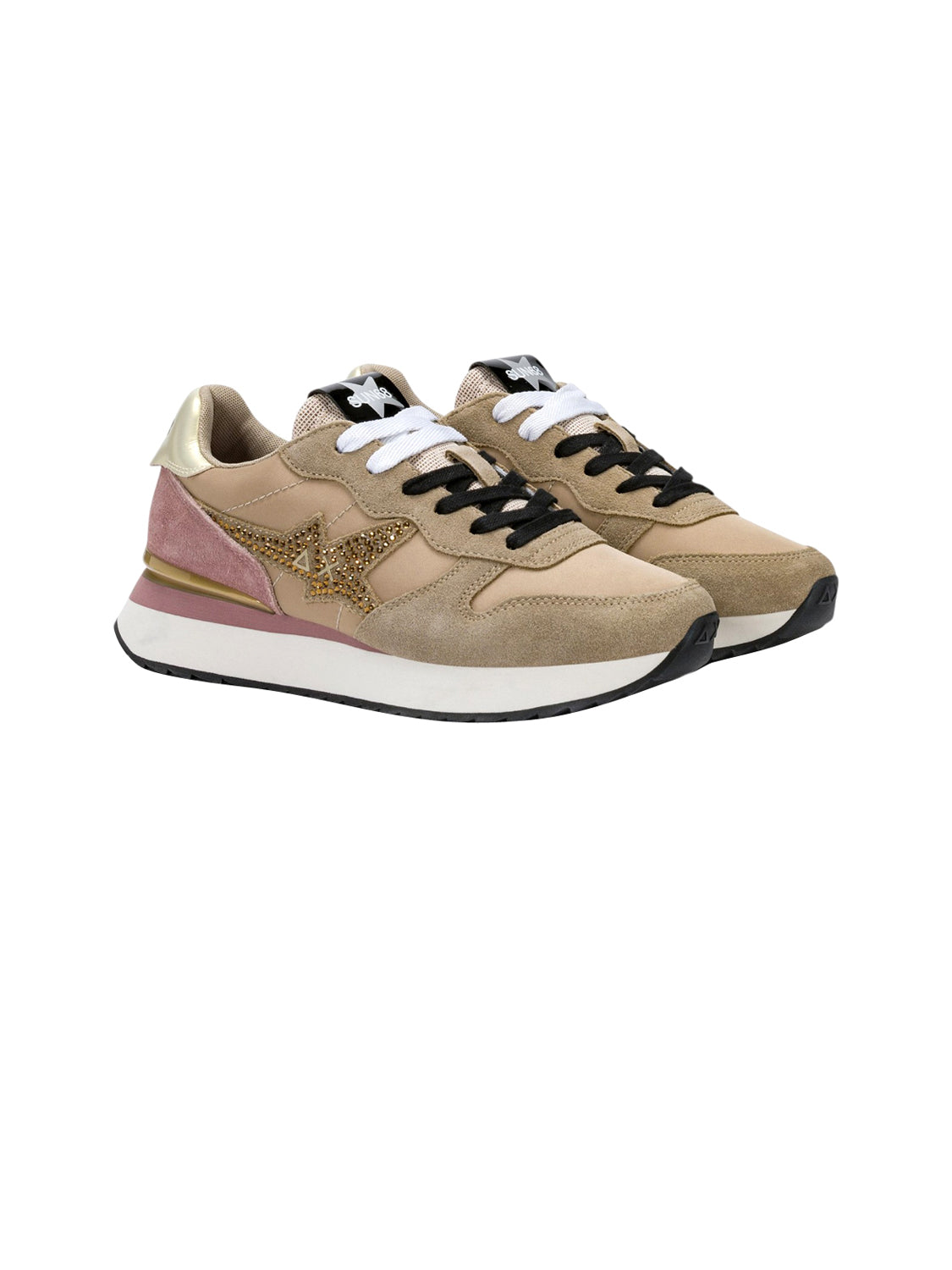 SUN68 Sneakers Donna - Beige modello Z46223