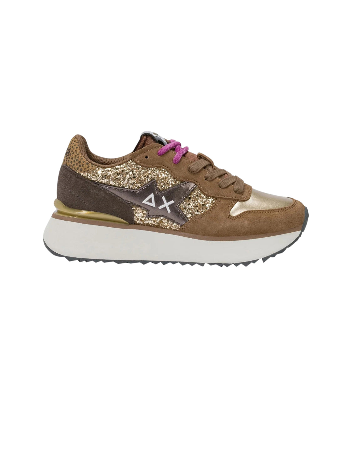 SUN68 Sneakers Donna - Oro modello Z46230